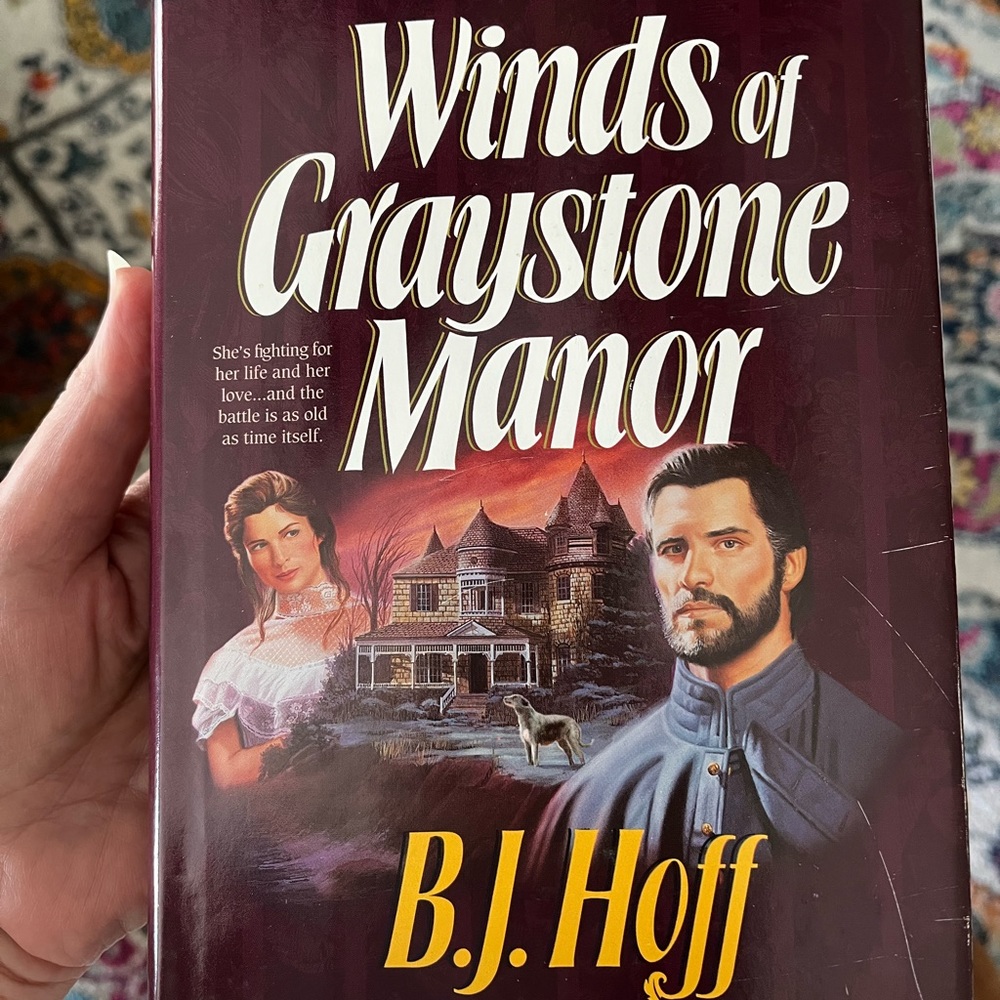 5 for $15: Fiction, Hard-cover book, Winds of Graystone Manor by BJ Hoff